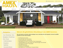 Tablet Screenshot of amex-haus.de